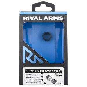 Rival Arms RARA300001A Thread Protector 9mm Luger Black PVD 416R Stainless Steel 1/2"-28 tpi