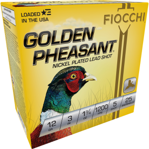 United States Association of Gun Owners Fiocchi 123GP5 Golden Pheasant Extrema 12 Gauge 3in Shotgun Shells, #5 Shot - $24.19 at United States Association of Gun Owners