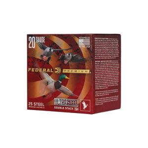United States Association of Gun Owners Federal Premium Ultra Steel 20 Gauge 3in 1oz #2/#4 Steel Shot Ammo, 25-Round - $23.97 at United States Association of Gun Owners