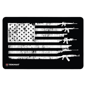 United States Association of Gun Owners TekMat TEK42GFUSA USA Gun Flag Door Mat, Black/White, 25x42in - $15.88 at United States Association of Gun Owners