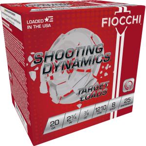 United States Association of Gun Owners Fiocchi 20SD8 20 Gauge 2.75in #8 Shot Target Ammo, 25-Round Box - $10.33 at United States Association of Gun Owners