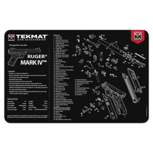 United States Association of Gun Owners TekMat Ruger Mark IV 11x17 Gun Cleaning Mat, TEKR17RUGERMK4 - $8.95 at United States Association of Gun Owners