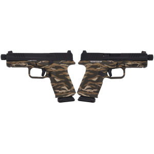 United States Association of Gun Owners RUGER RXM THREADED 9MM PISTOL 4.5" BBL OD GREEN TIGER STRIPE MAGPUL EHG, O.R. 2-15RD MAGS - $489.41 at United States Association of Gun Owners