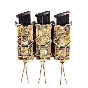 High Speed Gear 11PT03MC TACO Mag Pouch Triple MultiCam Nylon MOLLE Compatible w/ Pistol