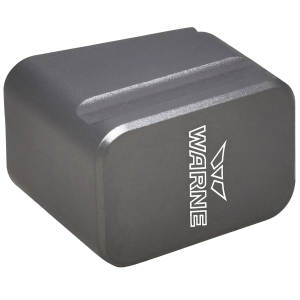 Warne MEG1954GR Magazine Extension made of 6061-T6 Aluminum with Hardcoat Anodized Gray Finish for Glock 19, 23 Magazines (Adds 5rds 9mm Luger, 4rds 40 S&W)
