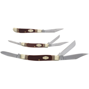 United States Association of Gun Owners OLD TIMER KNIFE 3 PIECE SAWCUT - FOLDER COMBO PROMO Q4 26' - $27.70 at United States Association of Gun Owners