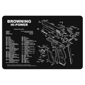 United States Association of Gun Owners GSM TEK-R17-BROWNING-HP 11x17 Browning Hi-Power Armorer's Bench Mat - $10.00 at United States Association of Gun Owners