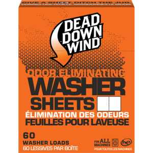 Dead Down Wind Laundry Detergent Sheets 60ct, Orange Scent