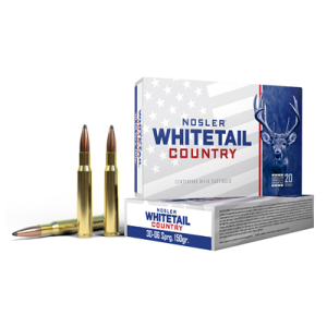 United States Association of Gun Owners Nosler Whitetail Country 30-06 150Gr Solid Base Ammo, 20-Round - $36.78 at United States Association of Gun Owners
