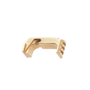 Tyrant CNC TD43X48ESTEELGOLD Extended Magazine Release Glock 43x/48 Gold Aluminum/Steel