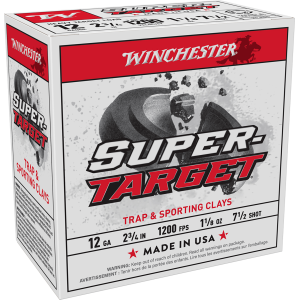 United States Association of Gun Owners Winchester Ammo TRGT12M7 Super-Target Heavy 12Gauge 2.75" 1 1/8oz 7.5Shot 25 Per Box/10 Case - $10.35 at United States Association of Gun Owners