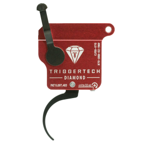 TriggerTech R70SRB02TNP Diamond Without Bolt Release Single-Stage Pro Curved Trigger with 0.30-2 lbs Draw Weight for Remington 700 Right