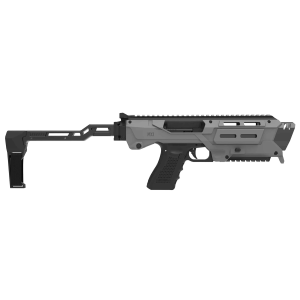 United States Association of Gun Owners Meta Tactical Llc MX1-PS-GY MX-1 Conversion Kit Compatible w/Glock, Gray Aluminum Frame w/M-LOK & Picatinny Rail, Black Polymer Folding Stabilizer - $269.99 at United States Association of Gun Owners