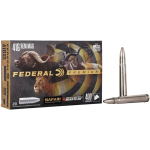 United States Association of Gun Owners Federal Premium Cape-Shok .416 Rem Mag 400 gr Rifle Ammo, 20 ct - $143.73 at United States Association of Gun Owners