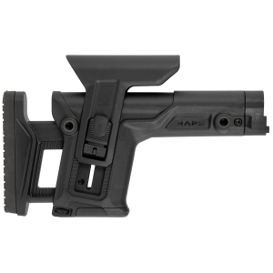 FAB Defense FXRAPS RAPS Precision Stock, Adjustable Cheek-Rest, Black Polymer