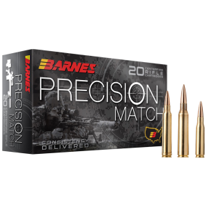 United States Association of Gun Owners Barnes 30831 Precision Match 6.5mm Grendel 120gr Ammo, 20-Round - $25.52 at United States Association of Gun Owners