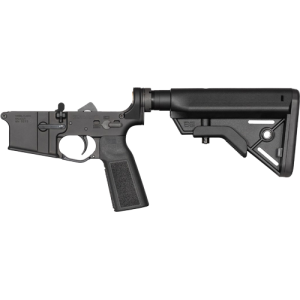 NLA COMPLETE AR15 LOWER FORGED - B5 BRAVO STOCK BLACK