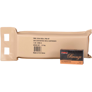 United States Association of Gun Owners PMC Bronze .223 Rem 55gr FMJ-BT 200rd Battle Pack Ammunition - $99.18 at United States Association of Gun Owners