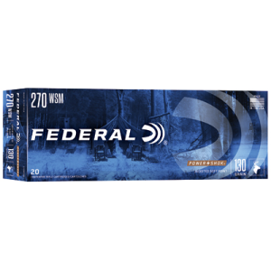 United States Association of Gun Owners Federal PowerShok .270 WSM 130gr Solid Base Rifle Ammo, 20 Rounds - $58.85 at United States Association of Gun Owners