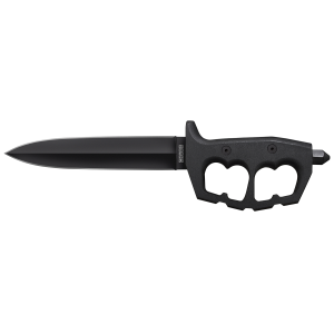 Cold Steel CS-80NTP Chaos Double Edge 7.5in Fixed Blade Knife, Black