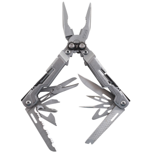 S.O.G SOG-PP1001-CP PowerPint Stonewashed Stainless Steel 5Cr15MoV Stainless Steel Long Features 18 Tools