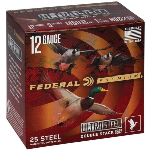 United States Association of Gun Owners Federal Ultra Steel 12ga 3in 1-1/4oz BB Shotshells, 25-Round - $24.74 at United States Association of Gun Owners