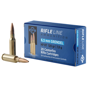 United States Association of Gun Owners PPU 6.5 Grendel 120gr HPBT Rifle Ammunition, 20-Count - $23.95 at United States Association of Gun Owners
