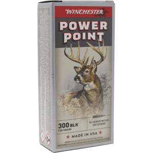 United States Association of Gun Owners Winchester X300BLK .300 AAC Blackout 150gr Power Point Ammo, 20-Round - $21.69 at United States Association of Gun Owners