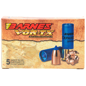 United States Association of Gun Owners Barnes VOR-TX 12 Gauge 3in Slug Shells, 5 Per Box - $20.34 at United States Association of Gun Owners