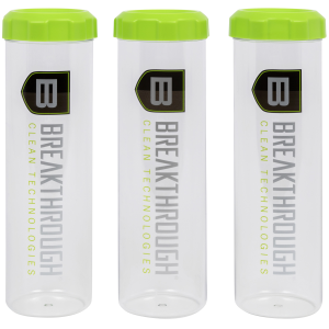 United States Association of Gun Owners Breakthrough Clean BTSCT3PK Suppressor Tubes, Clear/Green, 3 Pack - $31.99 at United States Association of Gun Owners