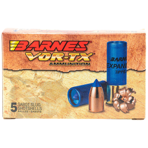 United States Association of Gun Owners Barnes VOR-TX 12 Gauge 2.75in Slug Ammo, 5 Rounds - $18.69 at United States Association of Gun Owners