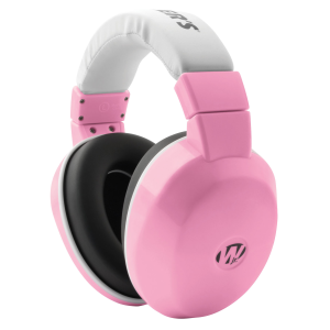 Walker's GWPINFMPK Infant Passive Muff 23 dB Over the Head Pink/White Plastic