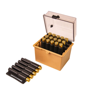 Berry's Manufacturing 72369 Safari Ammo Box 20rd Large Rifle Clear/Tan