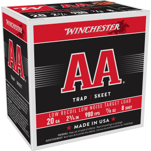 United States Association of Gun Owners Winchester AA20FL8 Low Recoil 20 Gauge 2.75in Shotgun Shells - $14.27 at United States Association of Gun Owners