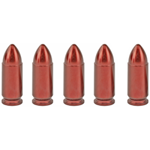 A-Zoom 15116 9mm Snap Caps, 5-Pack, Red