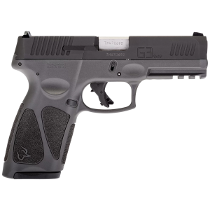 United States Association of Gun Owners Taurus 1G3B941G15 G3 Full Size Frame 9mm Luger 15+1 4" Matte Stainless Steel Barrel, Matte Black Tenifer Cerakote Serrated Steel Slide, Gray Polymer Frame w/Picatinny Rail, Polymer Grip, Right Hand - $234.34 at United States Association of Gun Owners