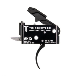 Trigger Tech AR0-SBB-25-NNP Adaptable Pro Curved Trigger, Black