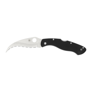 United States Association of Gun Owners Spyderco C12GS Civilian CLIPIT 4.09" Folding Serrated Satin VG-10 SS Blade/ Black Textured G10 Handle Includes Pocket Clip - $287.25 at United States Association of Gun Owners