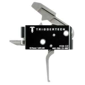 TriggerTech Competitive AR0TBS33NNF Two-Stage Flat Trigger, 3.50 lbs Draw Weight