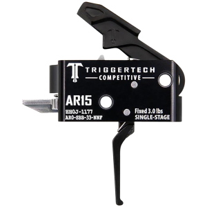 TriggerTech AR0SBB33NNF Competitive Flat Single-Stage 3 lbs Trigger for AR-15