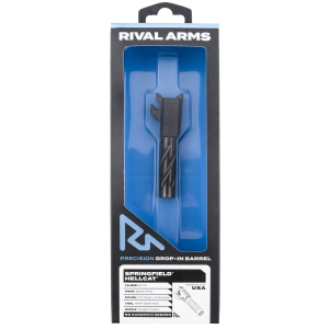 Rival Arms RARA20H101A Precision V1 Match Grade Spiral Fluted Black PVD Stainless Steel, Fits Springfield Hellcat