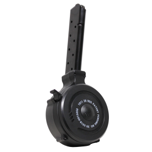 United States Association of Gun Owners Iver Johnson Arms IJ1911DRUM45 28rd Drum .45 ACP Black Magazine - IJ1911DRUM45 - $73.31 at United States Association of Gun Owners