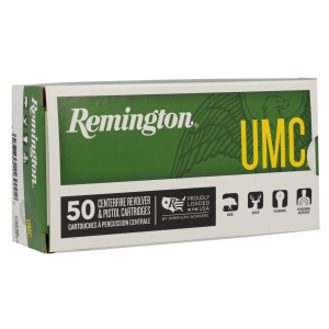 United States Association of Gun Owners Remington UMC 357 Magnum 125gr Jacketed Soft Point Ammo, 50-Round Box - $43.65 at United States Association of Gun Owners