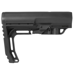 Mission First Tactical BMSMIL Battlelink Minimalist Stock Collapsible Black Synthetic for AR-15, M16, M4 with Mil-Spec Tube (Tube Not Included)