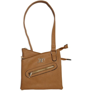 Bulldog BDP-032 Cross Body Tan Conceal Carry Purse with Holster