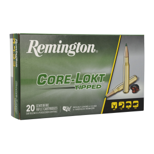 United States Association of Gun Owners Remington 29035 Core-Lokt Tipped .30-06 Springfield 165gr Rifle Ammo, 20-Round Box - $32.95 at United States Association of Gun Owners