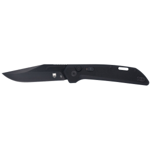 CobraTec Knives CTNAJBLK Naja 3.50in Folding Knife, Black G10 Handle