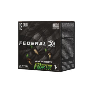 United States Association of Gun Owners Federal Raptor Steel 12GA 3in 1.375oz #3 Shotgun Shells, 25-Round - $23.46 at United States Association of Gun Owners