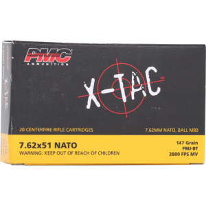 United States Association of Gun Owners PMC 7.62x51 147 Grain FMJ-BT Rifle Ammunition, 20-Round - $19.46 at United States Association of Gun Owners