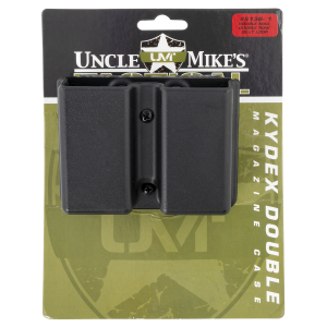 United States Association of Gun Owners Uncle Mike's 51361 Kydex Double Mag Case Black Kydex Belt Clip 9mm Luger 40 S&W Belts 1.75" Wide - $17.50 at United States Association of Gun Owners